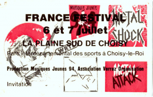France Festival @ Parc interdépartemental des sports - Choisy-le-Roi, France [06/07/1985]