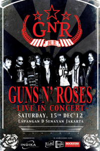 Guns N' Roses @ Lepangan D Senayan - Jakarta, Indonésie [15/12/2012]