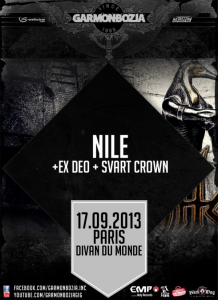 Nile @ Le Divan du Monde - Paris, France [17/09/2013]