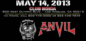 Motörhead @ Club Nokia - Los Angeles, Californie, Etats-Unis [14/05/2013]