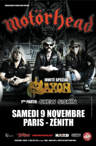 Motörhead @ Le Zénith - Paris, France [09/11/2013]