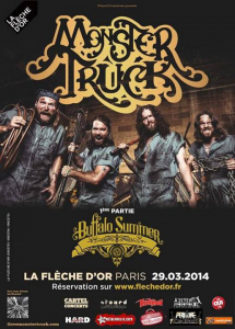 Monster Truck @ La Flèche d'Or - Paris, France [29/03/2014]