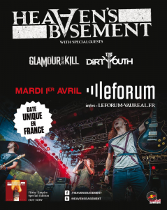 Heaven's Basement @ Le Forum - Vauréal, France [01/04/2014]