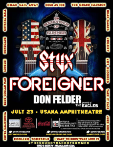 Styx @ Usana Amphitheatre - West Valley City, Utah, Etats-Unis [23/07/2014]