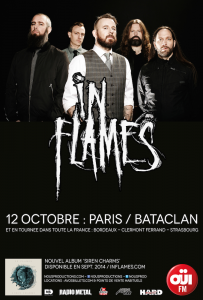 In Flames @ Le Bataclan - Paris, France [12/10/2014]
