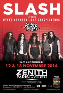 Slash feat. Myles Kennedy and the Conspirators @ Le Zénith - Paris, France [12/11/2014]