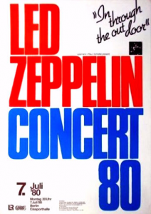Led Zeppelin @ Eissporthalle - Berlin, Allemagne [07/07/1980]