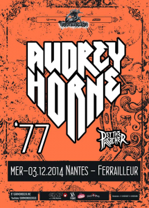 Audrey Horne @ Le Ferrailleur - Nantes, France [03/12/2014]