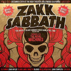 Zakk Sabbath @ The Roxy Theater - West Hollywood, Californie, Etats-Unis [20/12/2014]