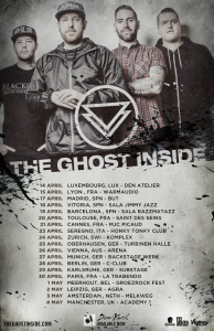 The Ghost Inside @ Den Atelier - Luxembourg, Luxembourg [14/04/2015]