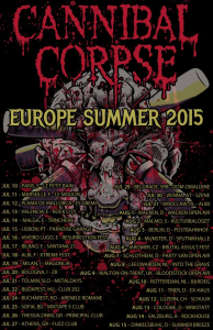 Cannibal Corpse @ Schüür - Lucerne, Suisse [12/08/2015]