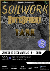 Soilwork @ Le CCO - Villeurbanne, France [19/12/2015]