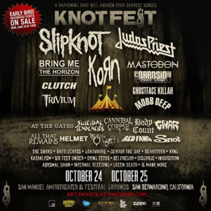 Knotfest 2015 @ San Manuel Amphitheater & Festival Grounds - San Bernardino, Californie, Etats-Unis [25/10/2015]