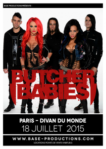 Butcher Babies @ Le Divan du Monde - Paris, France [18/07/2015]
