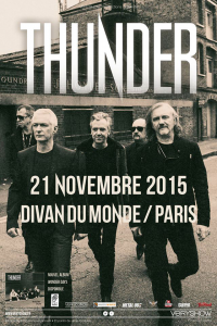 Thunder @ Le Divan du Monde - Paris, France [21/11/2015]