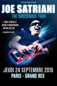 Joe Satriani @ Le Grand Rex - Paris, France [24/09/2015]