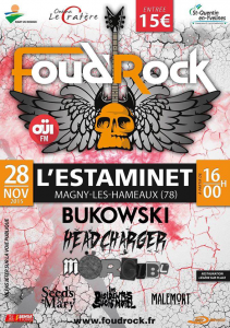 Foud'Rock Festival @ L'Estaminet - Magny-les-Hameaux, France [28/11/2015]