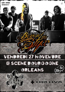 Beyond The Styx @ La Scène Bourgogne - Orléans, France [27/11/2015]