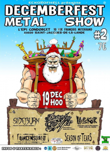 DecemberFest Metal Show @ L'Epi Condorcet - Saint-Jaques-de-la-Lande, France [19/12/2015]