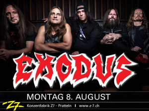 Exodus @ Z7 Konzertfabrik - Pratteln, Suisse [08/08/2016]