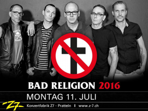 Bad Religion @ Z7 Konzertfabrik - Pratteln, Suisse [11/07/2016]