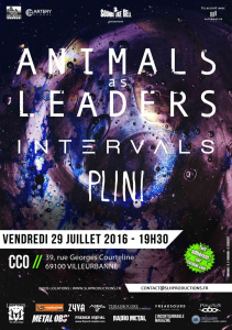 Animals As Leaders @ Le CCO - Villeurbanne, France [29/07/2016]