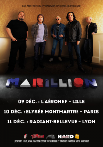 Marillion @ Le Radiant - Lyon, France [11/12/2016]
