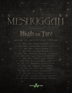 Meshuggah @ Sala Razzmatazz  - Barcelone, Espagne [30/11/2016]