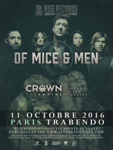 Of Mice & Men @ Le Trabendo - Paris, France [11/10/2016]