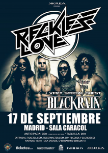 Reckless Love @ Sala Caracol - Madrid, Espagne [17/09/2016]