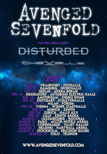 Avenged Sevenfold @ Le Zénith Arena - Lille, France [28/02/2017]