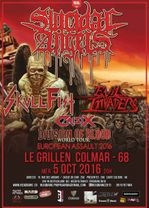 Suicidal Angels @ Le Grillen - Colmar, France [05/10/2016]