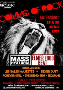 Coming Of Rock  @ Salle des Fêtes  - Le Lussey, France [30/04/2017]