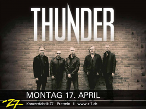 Thunder @ Z7 Konzertfabrik - Pratteln, Suisse [17/04/2017]