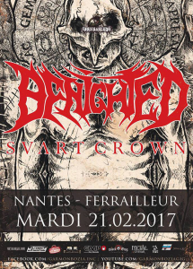 Benighted @ Le Ferrailleur - Nantes, France [21/02/2017]