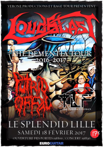 Loudblast @ Le Splendid - Lille, France [18/02/2017]