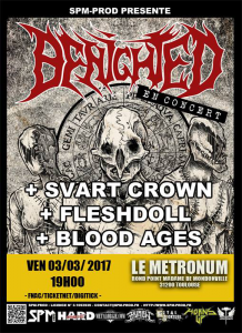 Benighted @ Le Metronum - Toulouse, France [03/03/2017]