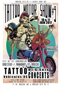 Tattoo Motor Show #9 @ Site de la Lombardière - Davezieux, France [10/06/2017]