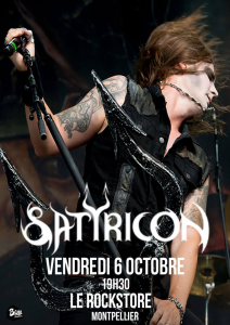Satyricon @ Le Rockstore - Montpellier, France [06/10/2017]