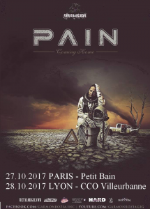 Pain @ Le CCO - Villeurbanne, France [28/10/2017]