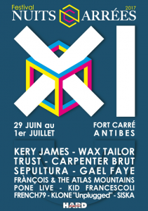 Festival Nuits Carrées @ Fort Carré - Antibes, France [01/07/2017]
