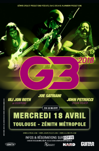 G3 @ Le Zénith - Toulouse, France [18/04/2018]