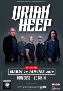 Uriah Heep @ Le Bikini - Toulouse, France [29/01/2019]