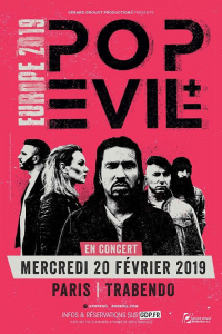 Pop Evil @ Le Trabendo - Paris, France [20/02/2019]