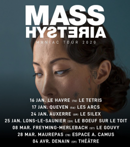Mass Hysteria @ Espace A. Camus - Maurepas, France [28/03/2020]