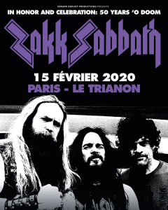 Zakk Sabbath @ Le Trianon - Paris, France [15/02/2020]