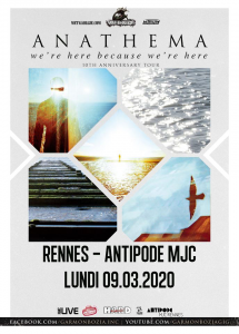 Anathema @ L'Antipode - Rennes, France [09/03/2020]