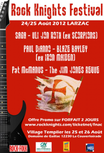 Rock Knights Festival @ La Couvertoirade, France [25/08/2012]