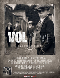 Volbeat @ Le Transbordeur - Villeurbanne, France [24/06/2020]