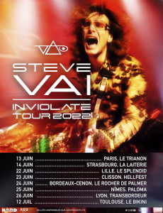 Steve Vai @ Le Bikini - Toulouse, France [12/07/2022]